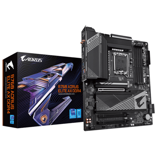 Материнская плата Gigabyte B760 AORUS ELITE AX DDR4- фото