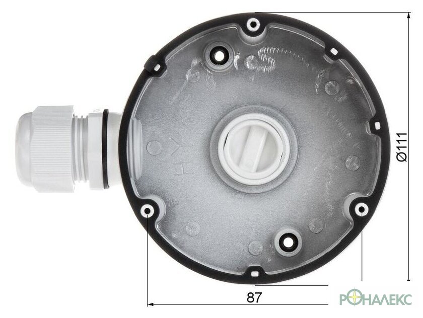 Крепление для камер видеонаблюдения Hikvision DS-1280ZJ-DM18 - фото4