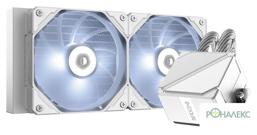 Система жидкостного охлаждения для процессора ID-Cooling DashFlow 240 Basic White - фото