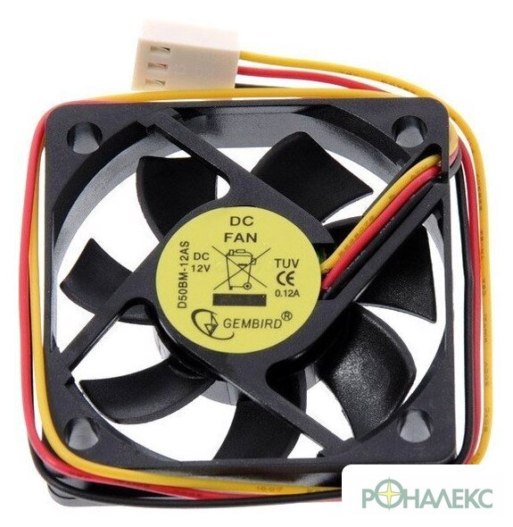 Комплект вентиляторов для корпуса Gembird D50BM-12AS - фото2