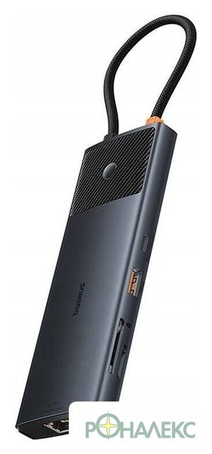 Док-станция Baseus Metal Gleam Series II 10-in1 USB Hub B00061800123-00 - фото5