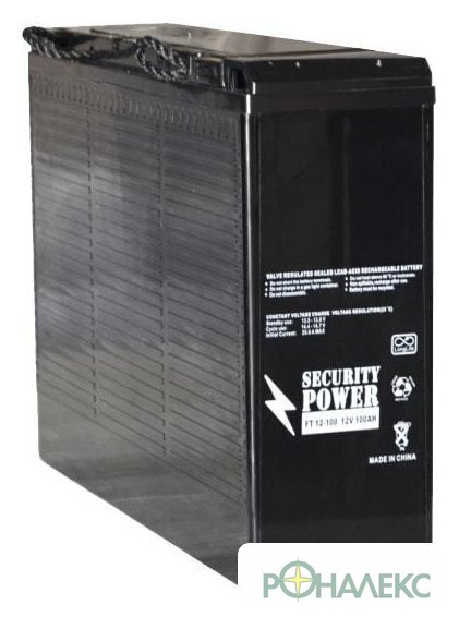 Аккумулятор для ИБП Security Power FT 12-100 (12В/100 А·ч) - фото