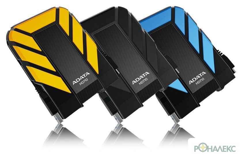 Внешний накопитель ADATA DashDrive Durable HD710 1TB Yellow (AHD710-1TU3-CYL) - фото2