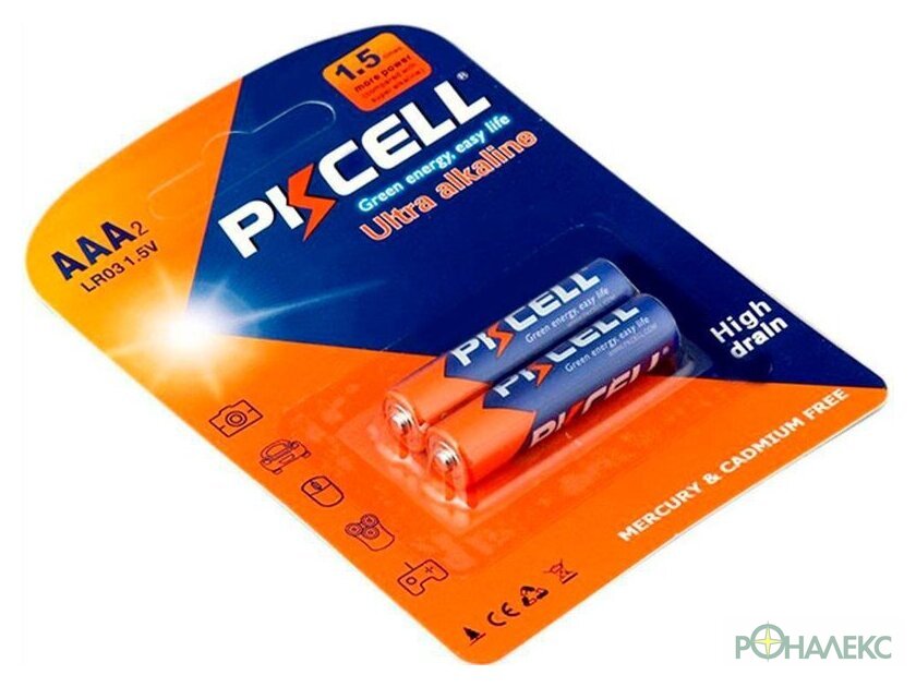 Батарейка PKCELL LR03-2B - фото