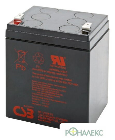 Аккумулятор для ИБП CSB Battery HR1221W F2 (12В/5 А·ч) - фото