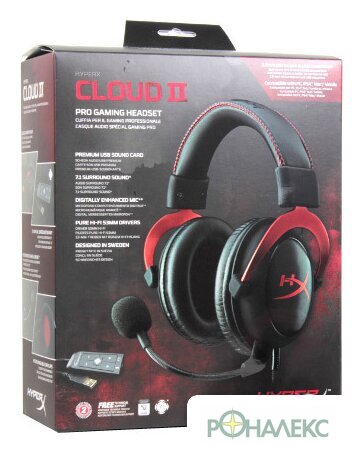Наушники HyperX Cloud II (красный)- фото5