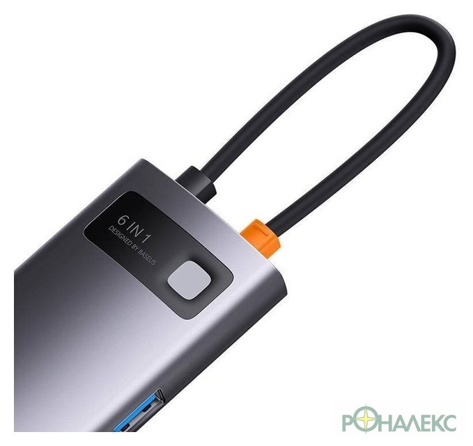 Док-станция Baseus StarJoy 6-Port Type-C Hub Adapter WKWG080013 - фото4