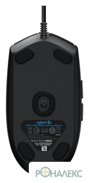 Игровая мышь Logitech G102 Lightsync (черный) - фото5