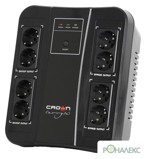 Источник бесперебойного питания CrownMicro Smart CMUS-255 Euro - фото
