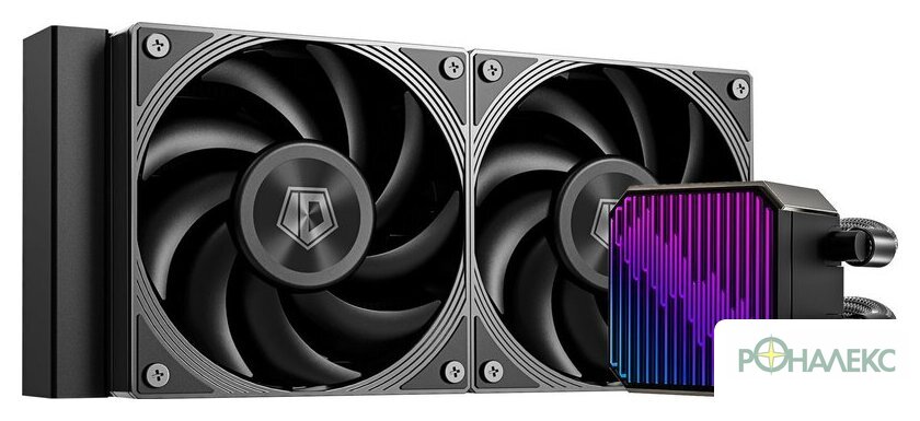 Система жидкостного охлаждения для процессора ID-Cooling DX240 Max Black - фото