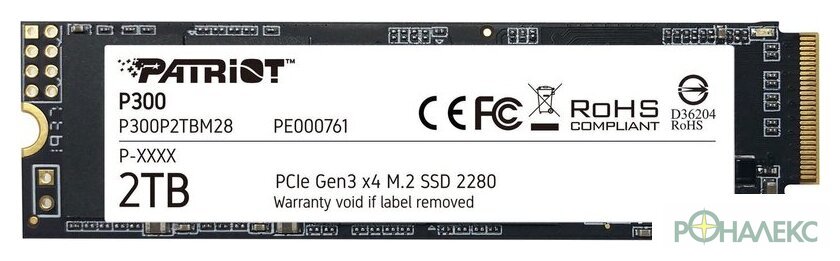 SSD Patriot P300 2TB P300P2TBM28 - фото