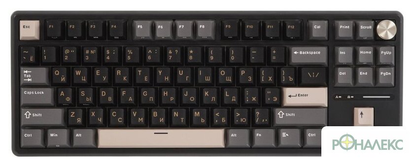 Клавиатура Royal Kludge R87 Pro Phantom (RK Cream) - фото2