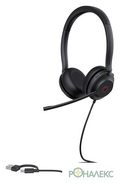 Офисная гарнитура Yealink UH35 Dual USB-C/A UC - фото