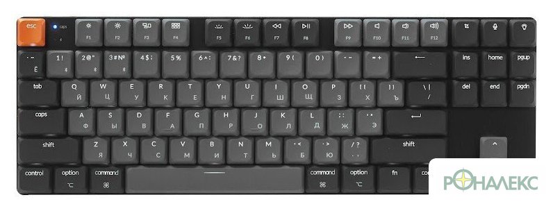Клавиатура Keychron K1 V6 K1X-A1-RU (Keychron Low Profile Red) - фото
