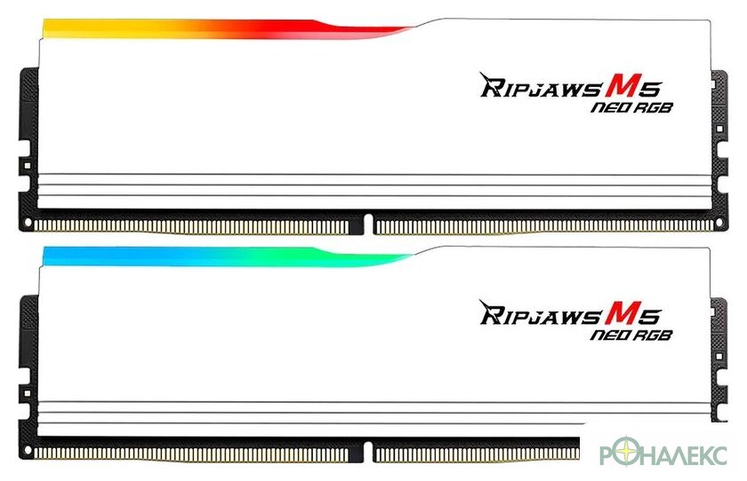Оперативная память G.Skill Ripjaws M5 Neo RGB 2x16ГБ DDR5 6000 МГц F5-6000J2836G16GX2-RM5NRW - фото