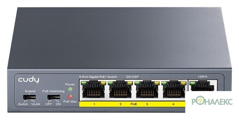 Неуправляемый коммутатор Cudy GS105P 1.0 - фото