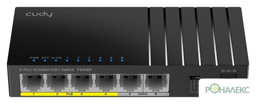 Неуправляемый коммутатор Cudy FS106P 1.0 - фото