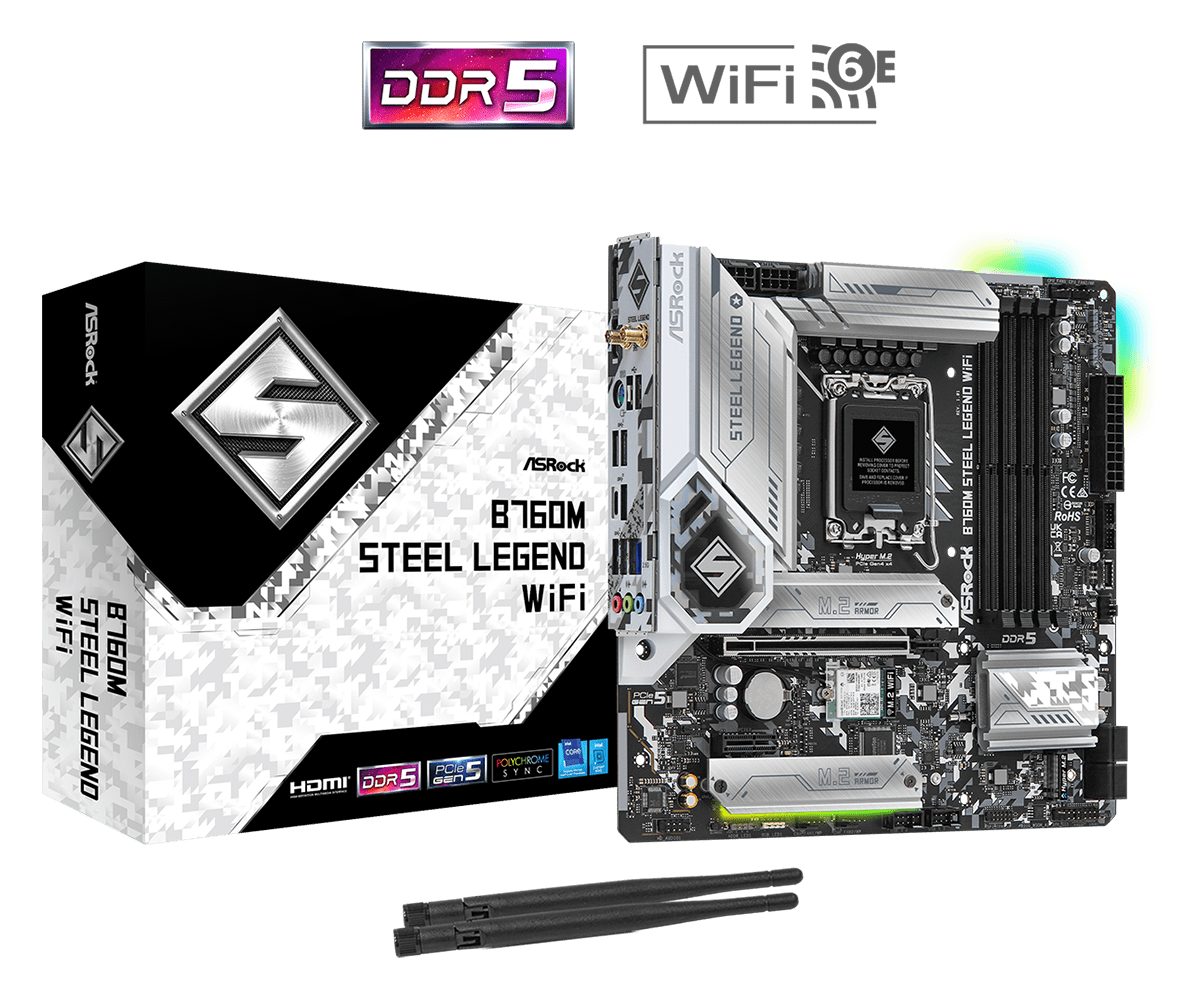 Материнская плата AsRock B760M Steel Legend WiFi