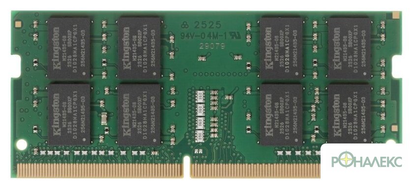 Оперативная память Kingston 16ГБ DDR4 SODIMM 3200 МГц KVR32S22D8/16WP - фото2