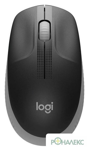 Мышь Logitech M190 (черный/серый) - фото