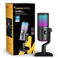 Проводной микрофон Maono DM30 RGB (черный)- фото2