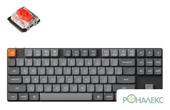 Клавиатура Keychron K1 Max RGB K1M-H1-RU (Gateron Low Profile Red 2.0) - фото