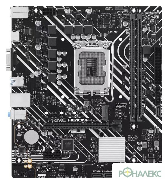 Материнская плата ASUS Prime H610M-K - фото