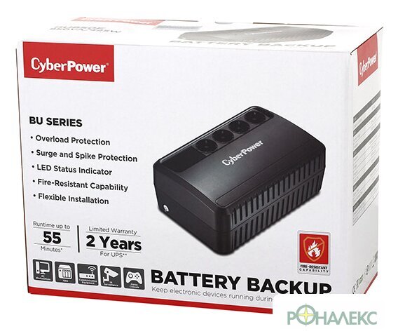 Источник бесперебойного питания CyberPower BU850E - фото3