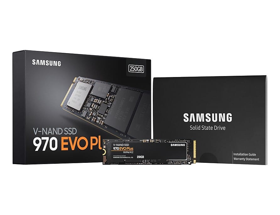 Жесткий диск SSD 250Gb Samsung 970 EVO Plus (MZ-V7S250BW)