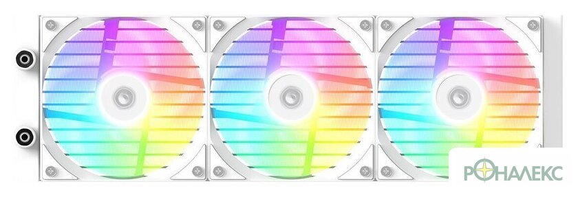 Система жидкостного охлаждения для процессора ID-Cooling FX360 LCD White - фото3