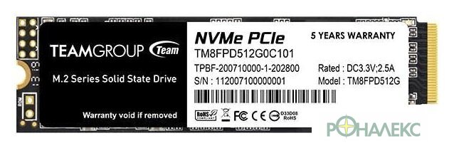 SSD Team MP33 PRO 512GB TM8FPD512G0C101 - фото