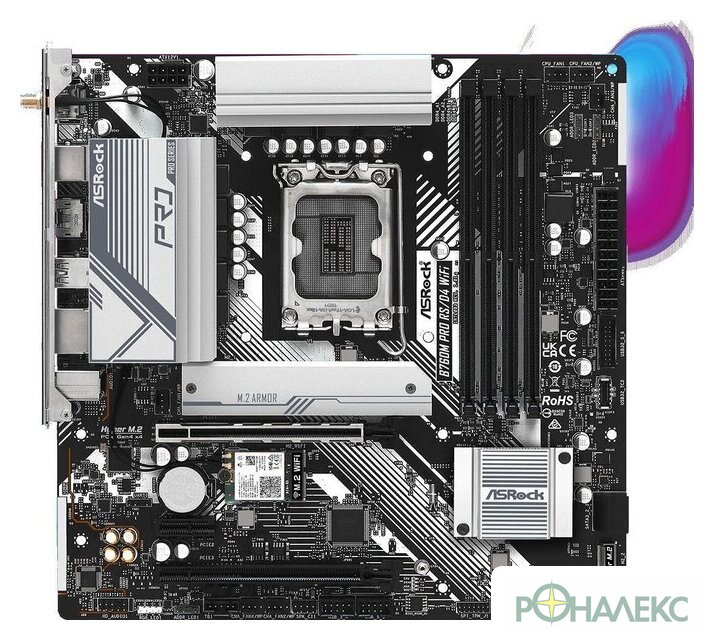 Материнская плата ASRock B760M Pro RS/D4 WiFi - фото2