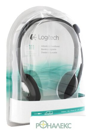 Офисная гарнитура Logitech H111 - фото5