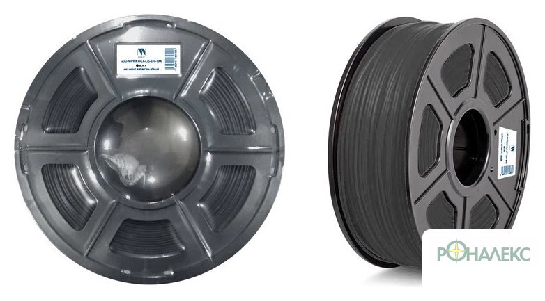 Филамент NV Print 3D-NVPRINT-PLA-1.75-330-1000-Black - фото
