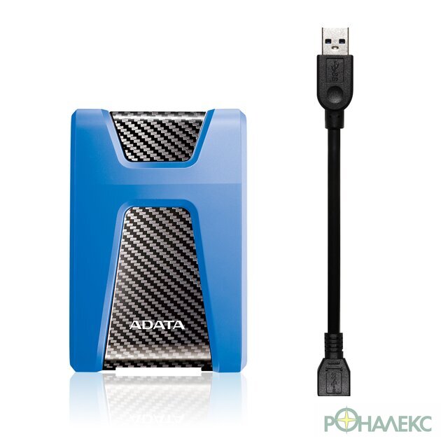 Внешний накопитель ADATA DashDrive Durable HD650 1TB (синий) - фото5