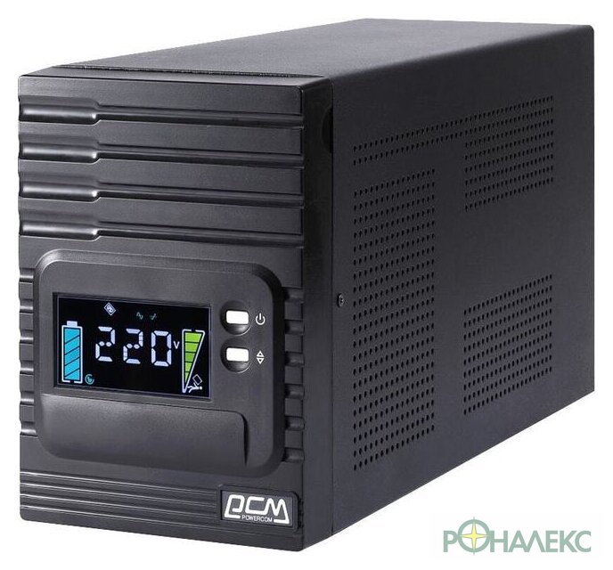 Источник бесперебойного питания Powercom Smart King Pro+ SPT-2000-II LCD - фото