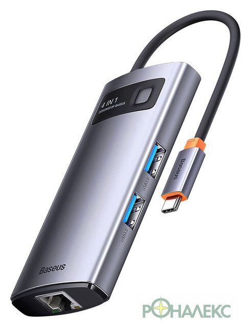 Док-станция Baseus StarJoy 4-Port Type-C Hub Adapter WKWG070113 - фото