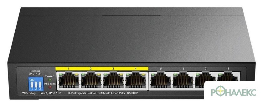 Неуправляемый коммутатор Cudy GS1008P 1.0 - фото