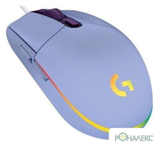 Игровая мышь Logitech G102 Lightsync (сиреневый) - фото3