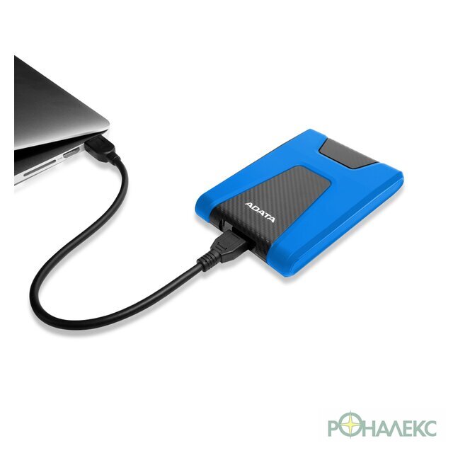 Внешний накопитель ADATA DashDrive Durable HD650 1TB (синий) - фото4