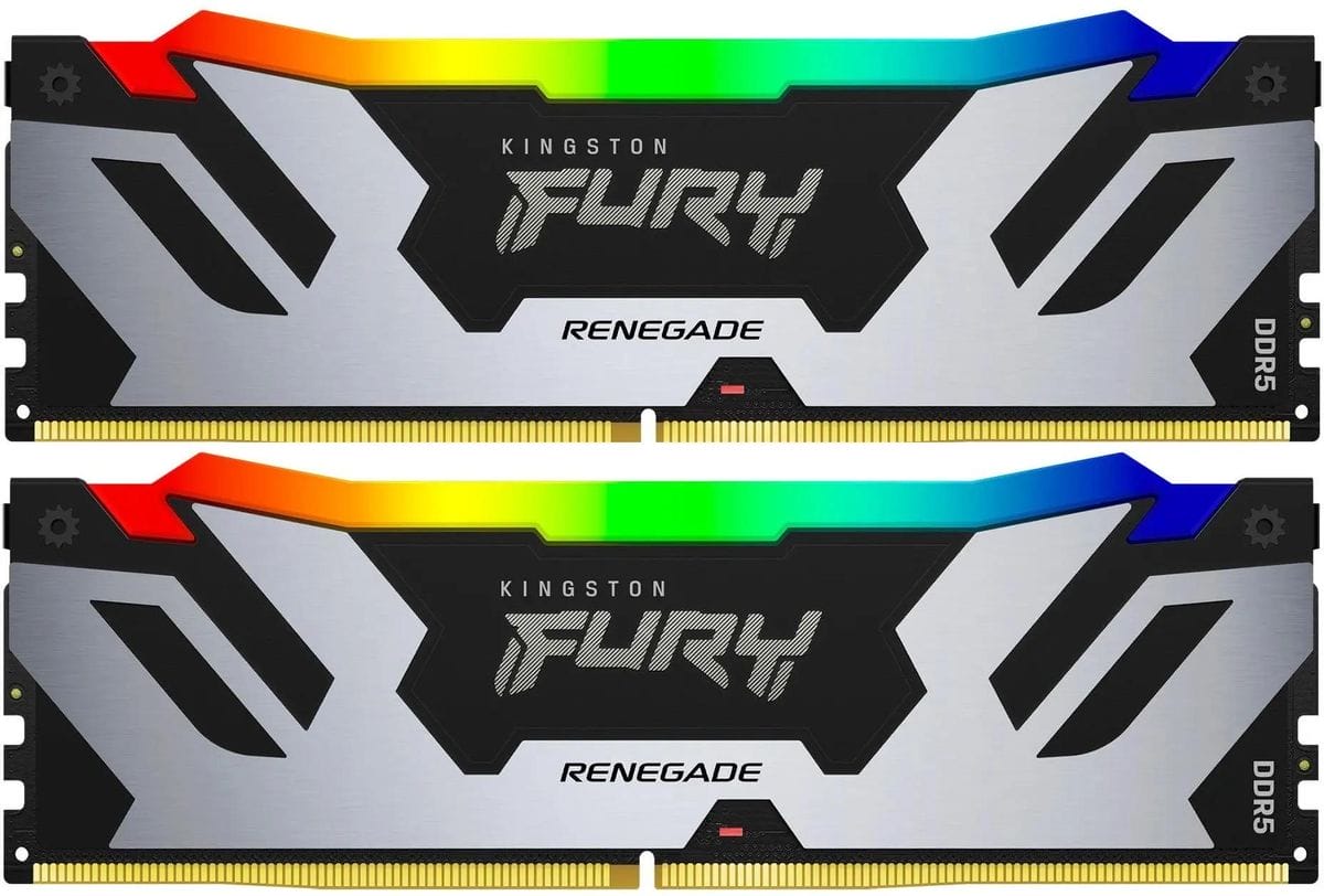 Модуль памяти 48Gb (2*24Gb) Kingston Fury Renegade RGB (KF572C38RSAK2-48)