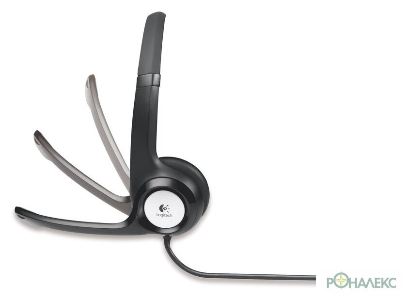 Офисная гарнитура Logitech H390 (черный) - фото3