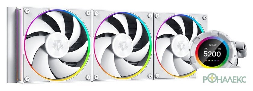 Система жидкостного охлаждения для процессора ID-Cooling SL360 White - фото