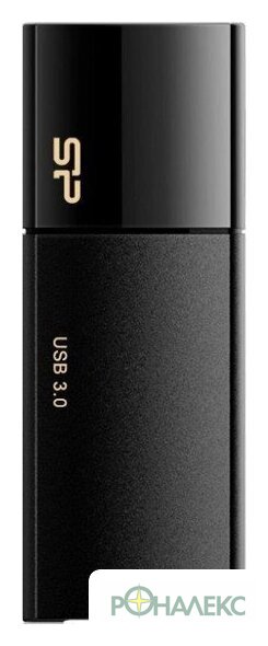 USB Flash Silicon-Power Blaze B05 Black 64GB (SP064GBUF3B05V1K) - фото