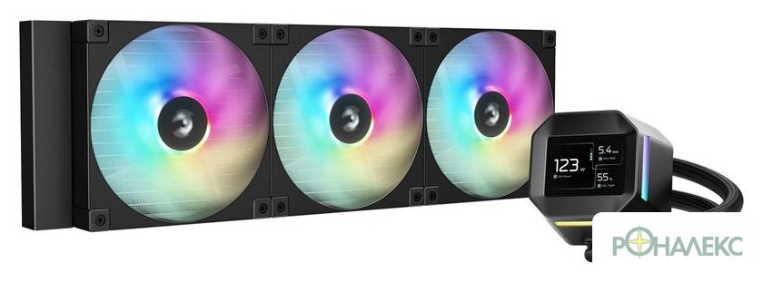 Система жидкостного охлаждения для процессора DeepCool LM420 R-LM420-BKDMMC-1 - фото