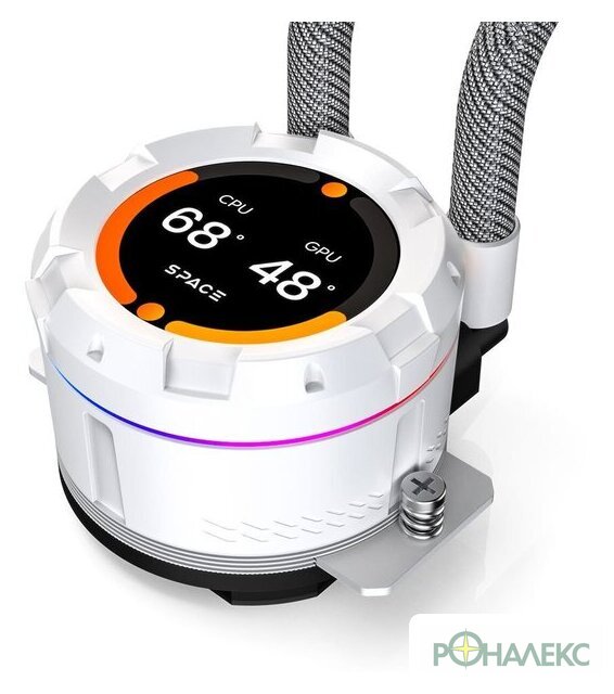 Система жидкостного охлаждения для процессора ID-Cooling Space SL360 XE WHITE - фото5