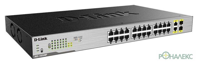 Неуправляемый коммутатор D-Link DGS-1026MP/B2A - фото