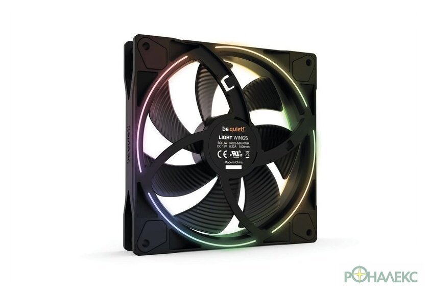 Комплект вентиляторов для корпуса be quiet! Light Wings 140mm PWM Triple Pack BL078 - фото4