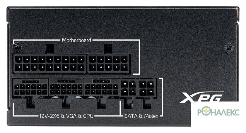 Блок питания ADATA XPG PYMCORE SFX Gold 750W PYMCORE750G-BKCEU - фото3