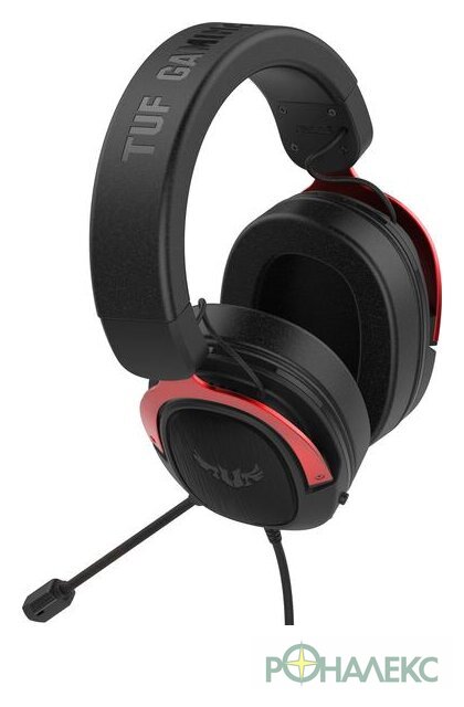Наушники ASUS TUF Gaming H3 (красный/черный) - фото2